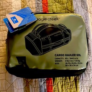 Eagle Creek Big Fuggin 60 L Mens Vinyl Duffel Bag, Packable